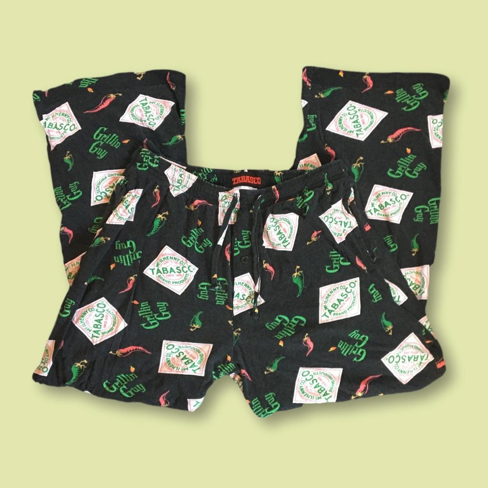 Tabasco Sauce Pajama Pants, M